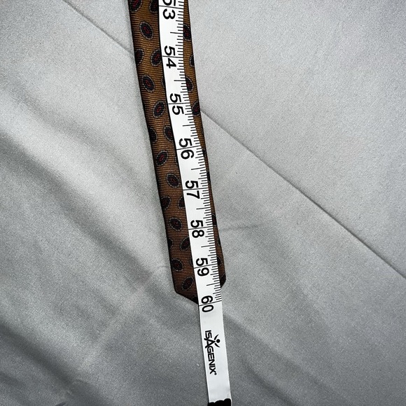 Brooks Brothers Makers Gold/Blue/Red  Silk Men's Neck Tie - Picture 6 of 7